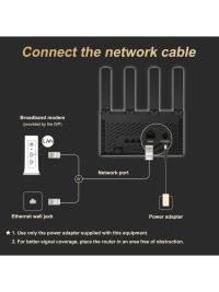 H3C Magic NX30, Dual Band, WiFi 6, 3000Mbps, 4Port GigaBit, 4ad Anten, Masaüstü, Router, Access Point - 2